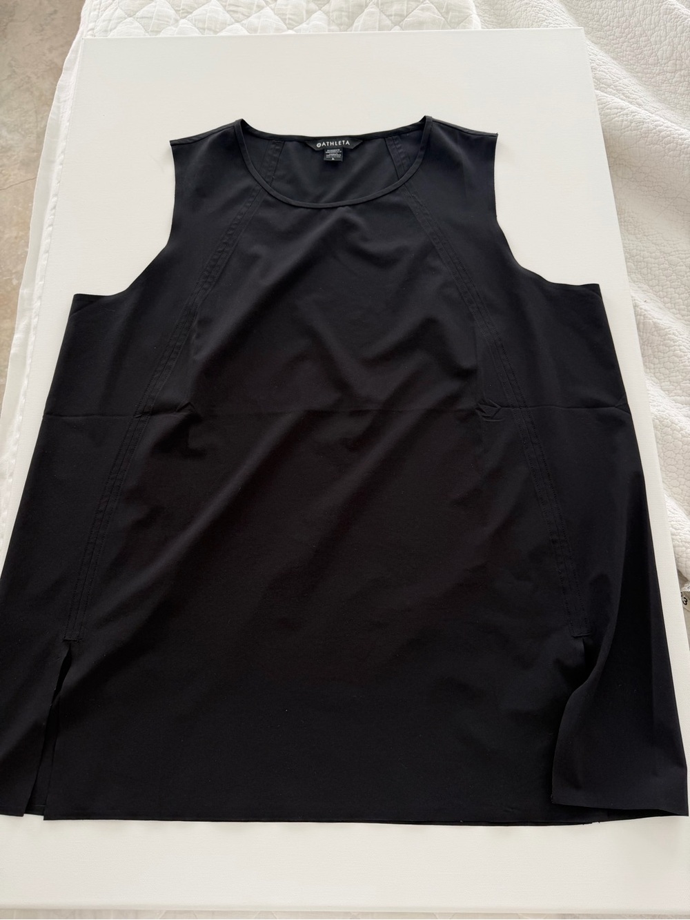 Athleta Black Athletic Sleeveless Tank